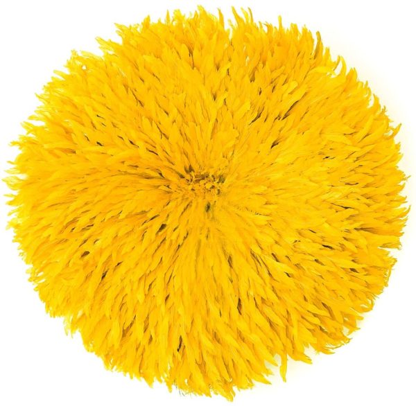 Le Juju hat jaune bamileke 30cm